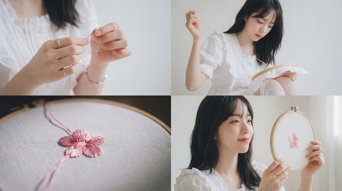 Cozy Embroidery Crafting