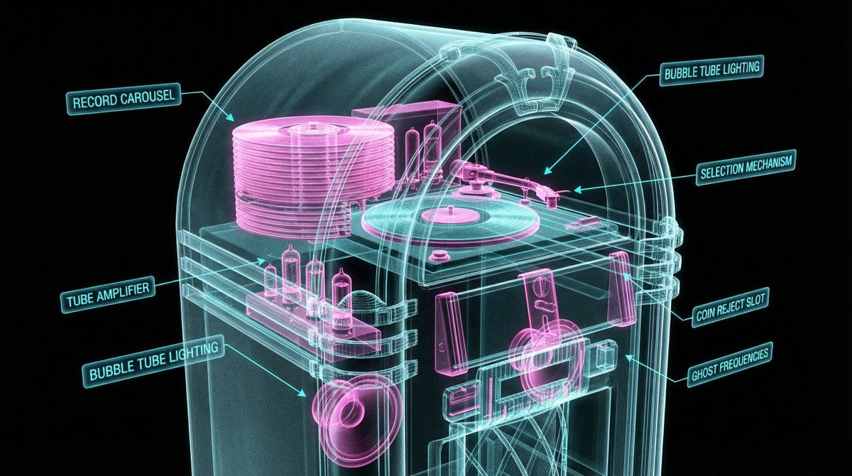 Neon X-Ray Scan Aesthetic