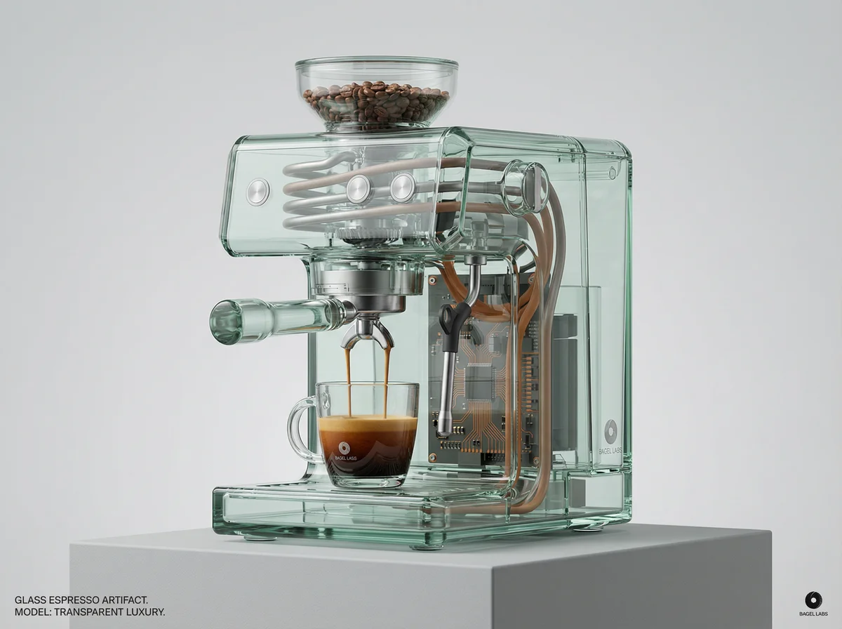 Transparent Coffee Machine - Concept