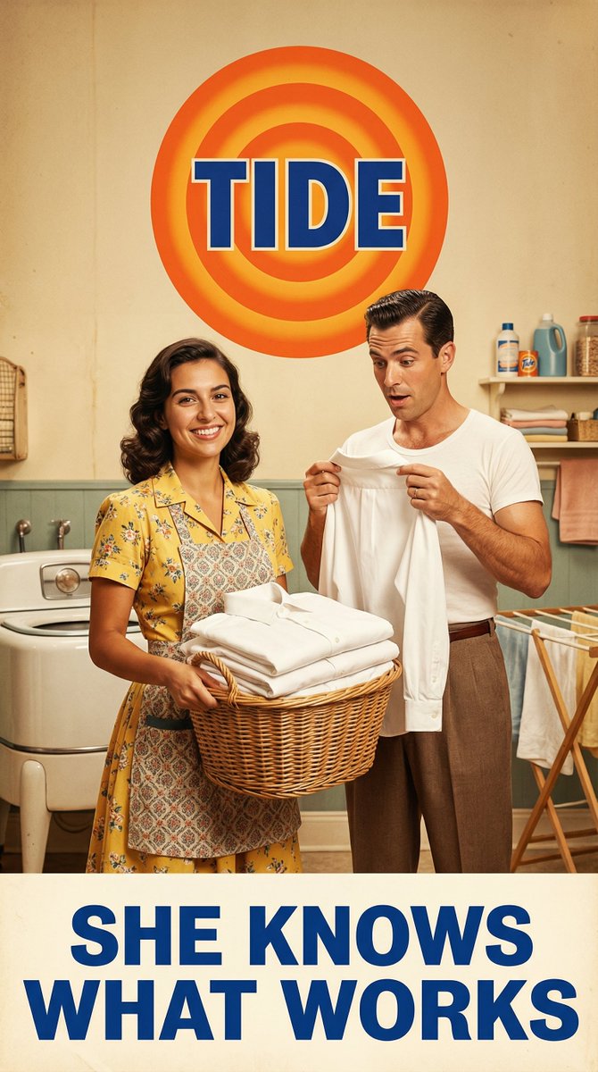 Vintage Tide Laundry Ad