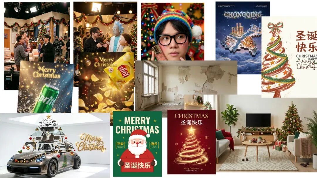 Batch Live-Action Christmas Set Visit