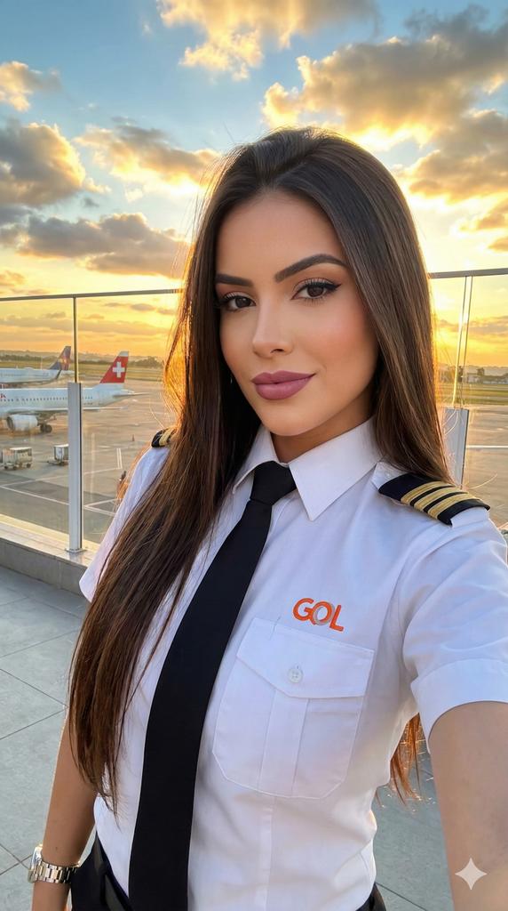 Pilot Golden Hour Selfie