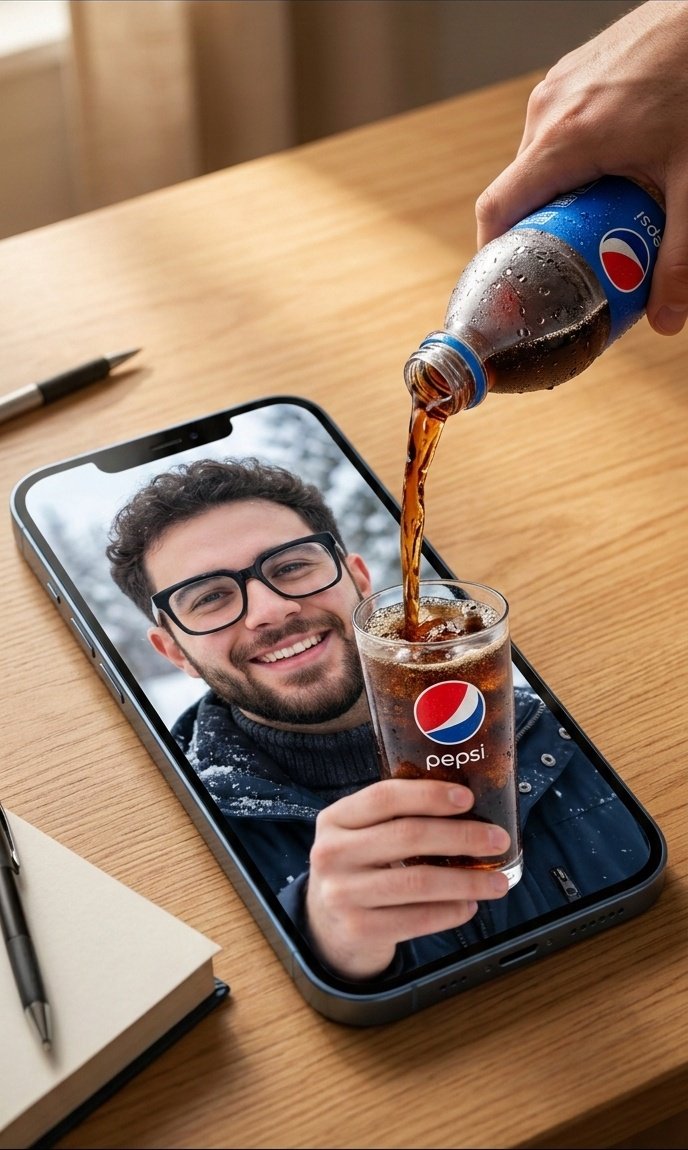 Pepsi Breaks Through Screen