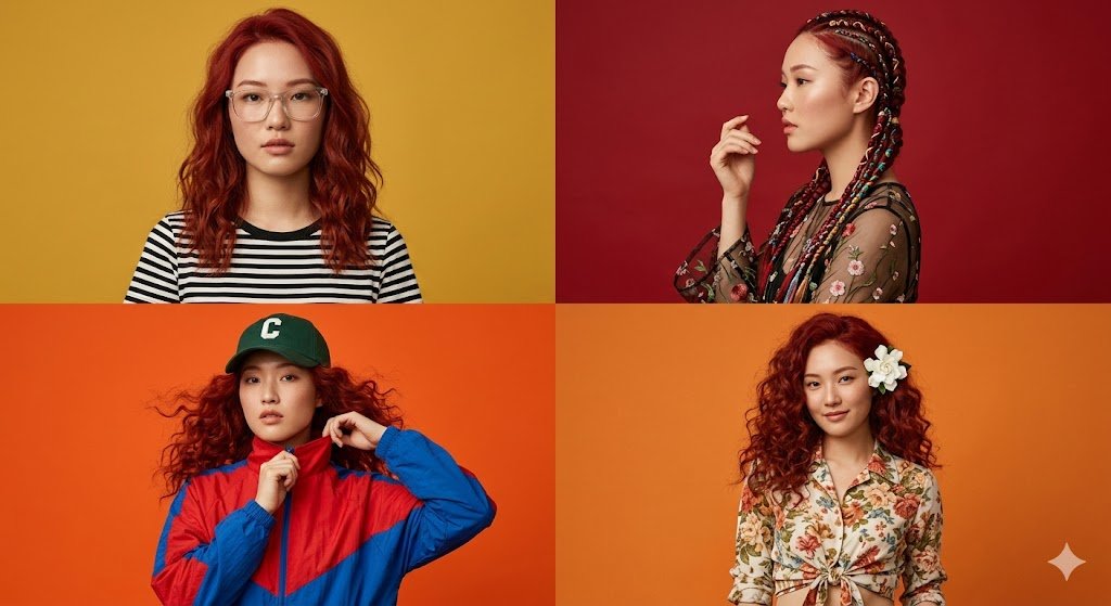 Red-Haired Beauty Fashion Editorial