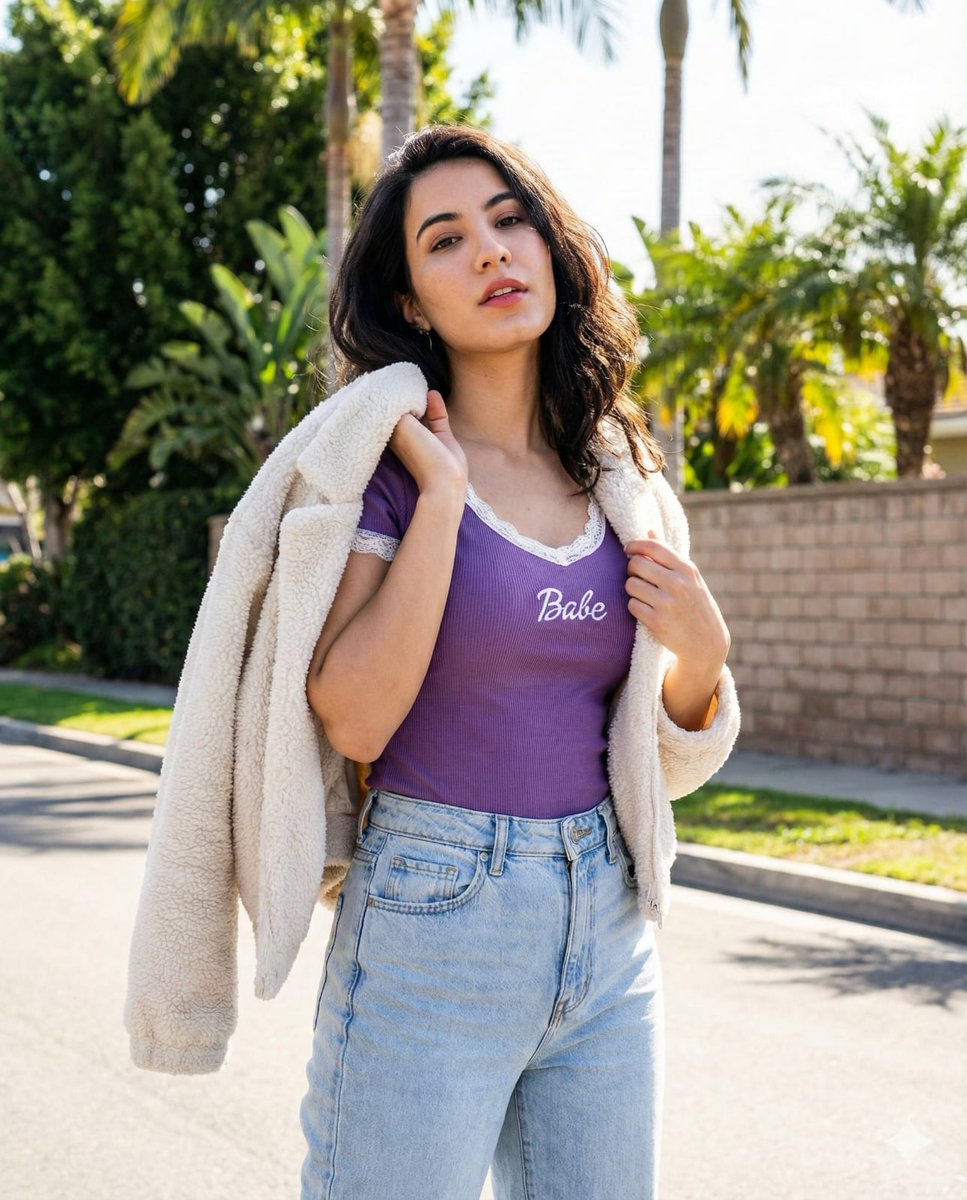 Confident Street Portrait in Sunlight