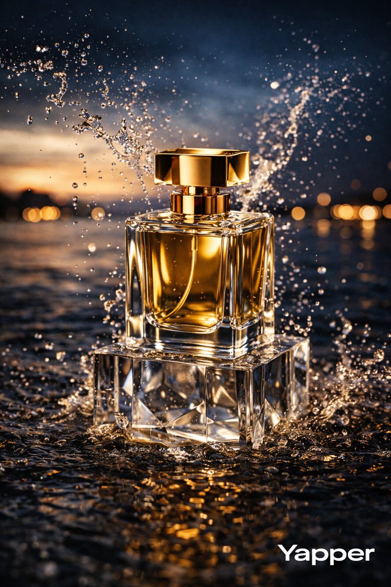 Ultra Luxurious Perfume Campaign Photo