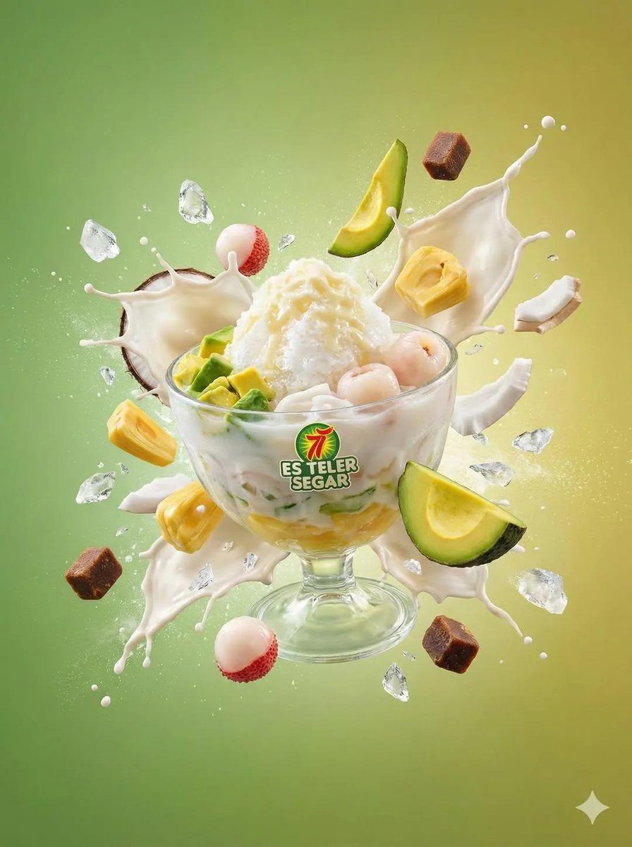 Tropical Dessert Splash Photography