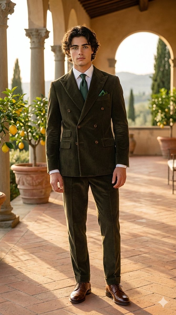 Italian Gentleman Golden Hour Portrait