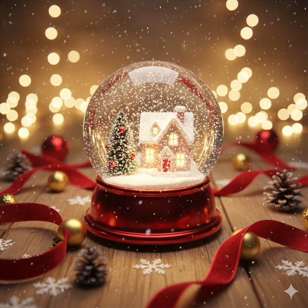 Cinematic Christmas Snow Globe Gift Card