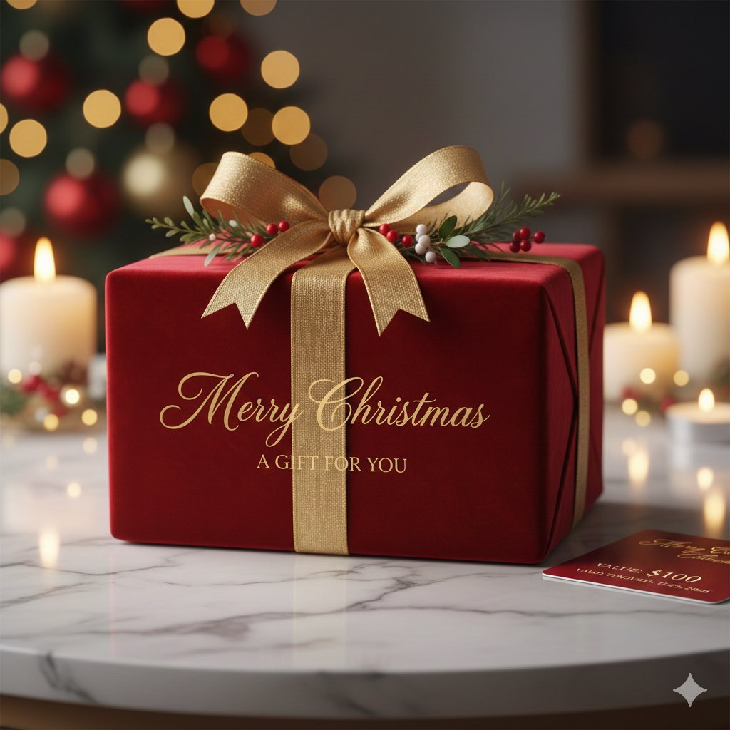 Cinematic Luxury Christmas Gift Design