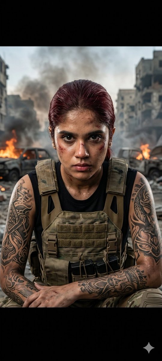 Hyper Realistic Battlefield Warrior Portrait