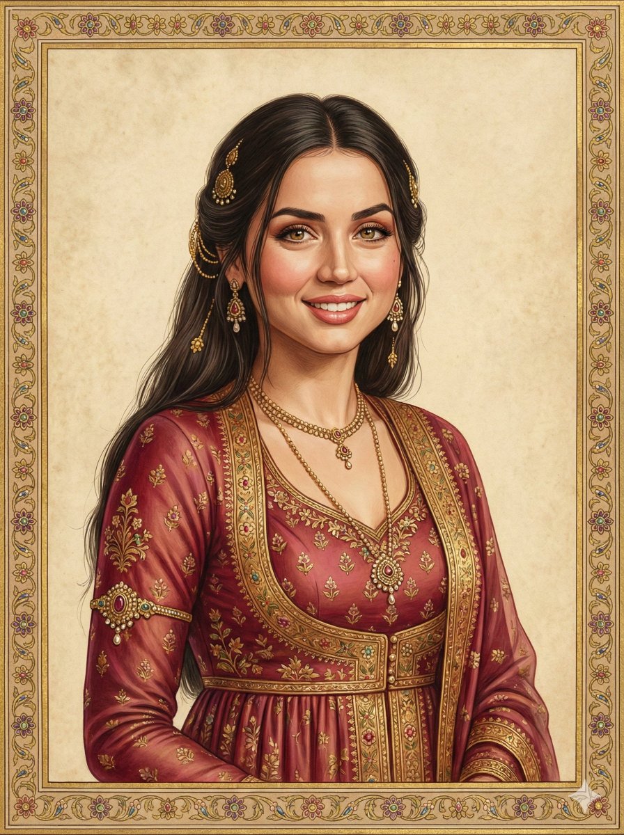 Mughal Miniature Portrait Art