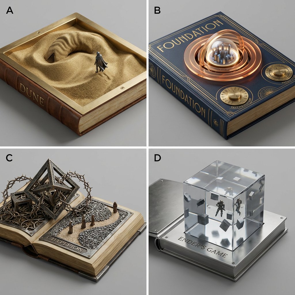 Sci-Fi Book Diorama Art