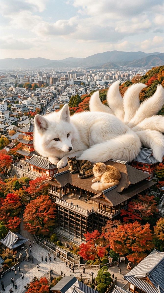 Giant Cat Tokyo Tower