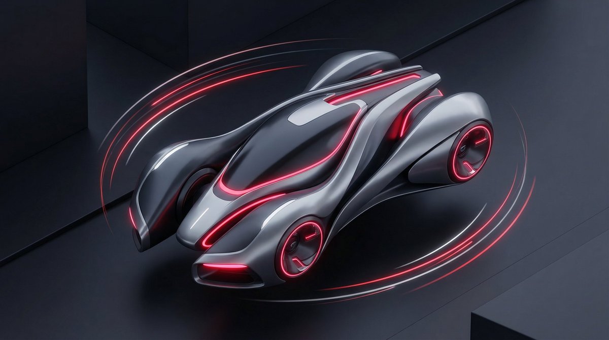 Futuristic Tech Visualization Illustration