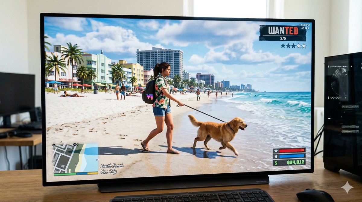 GTA 6 Realistic Beach Gameplay Footage