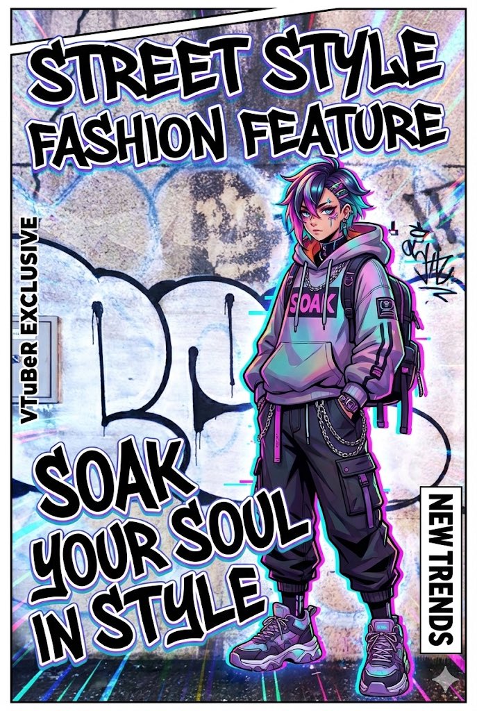 Stylish VTuber Street Fashion
