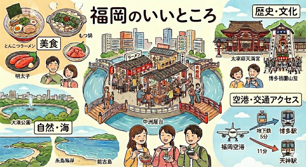 Fukuoka Highlights Collage