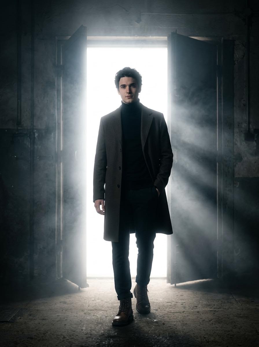 Cinematic Hollywood Silhouette Portrait
