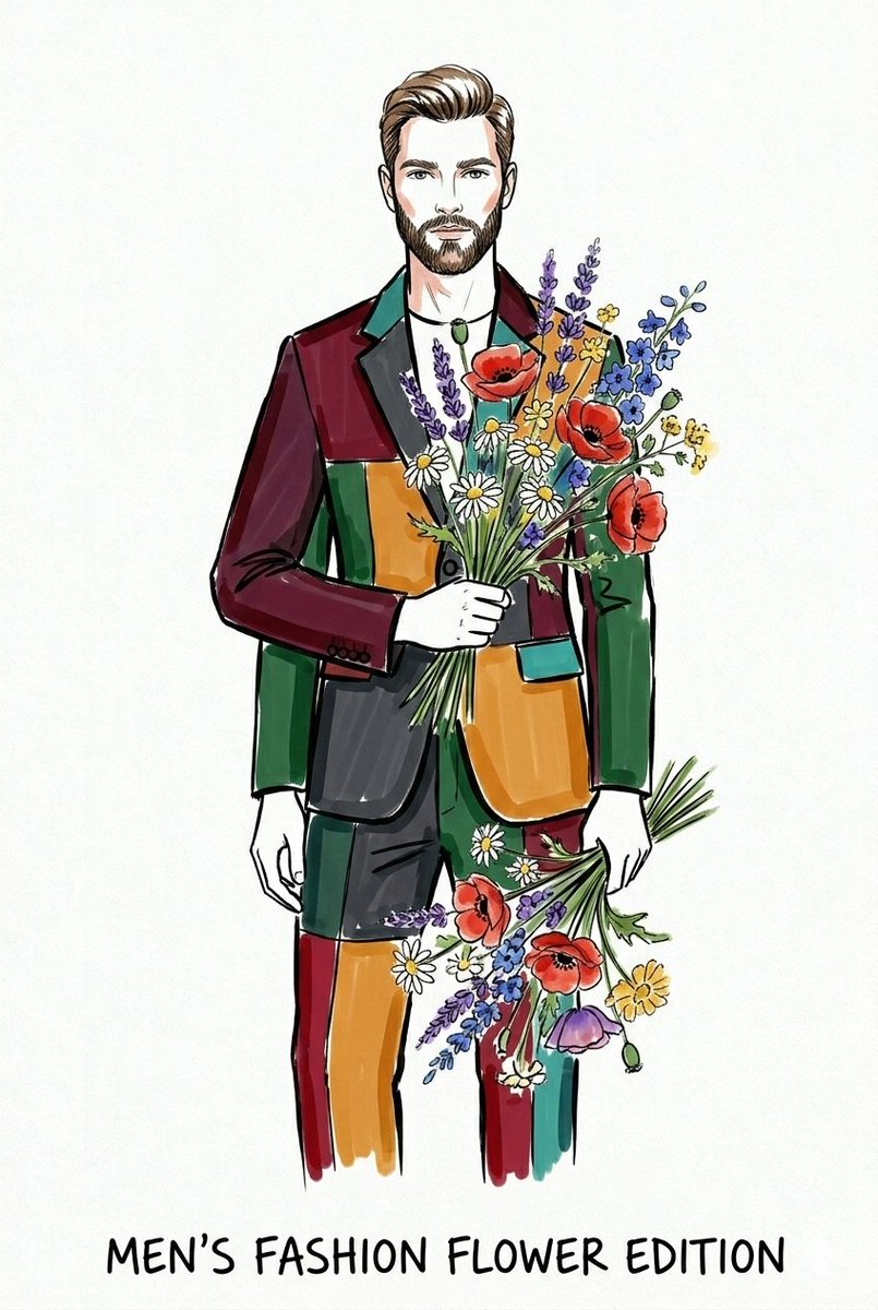 Fashion Watercolor Model Illustration