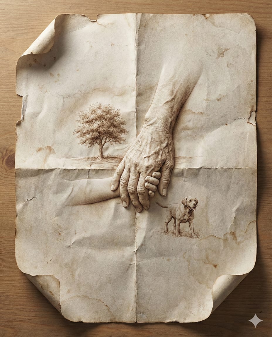 Hyper-Realistic Folded Paper Illusion