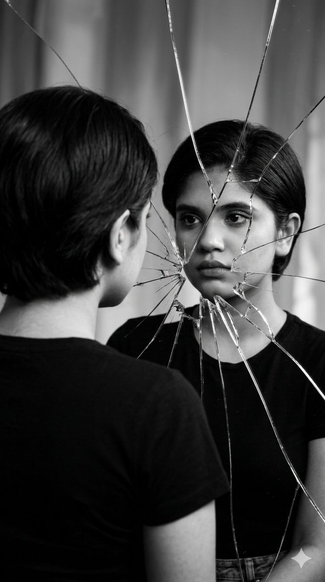 Shattered Mirror Reflection