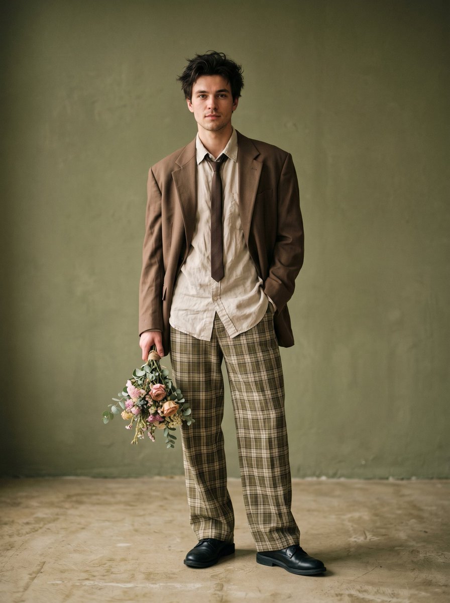Vintage Editorial Fashion Portrait