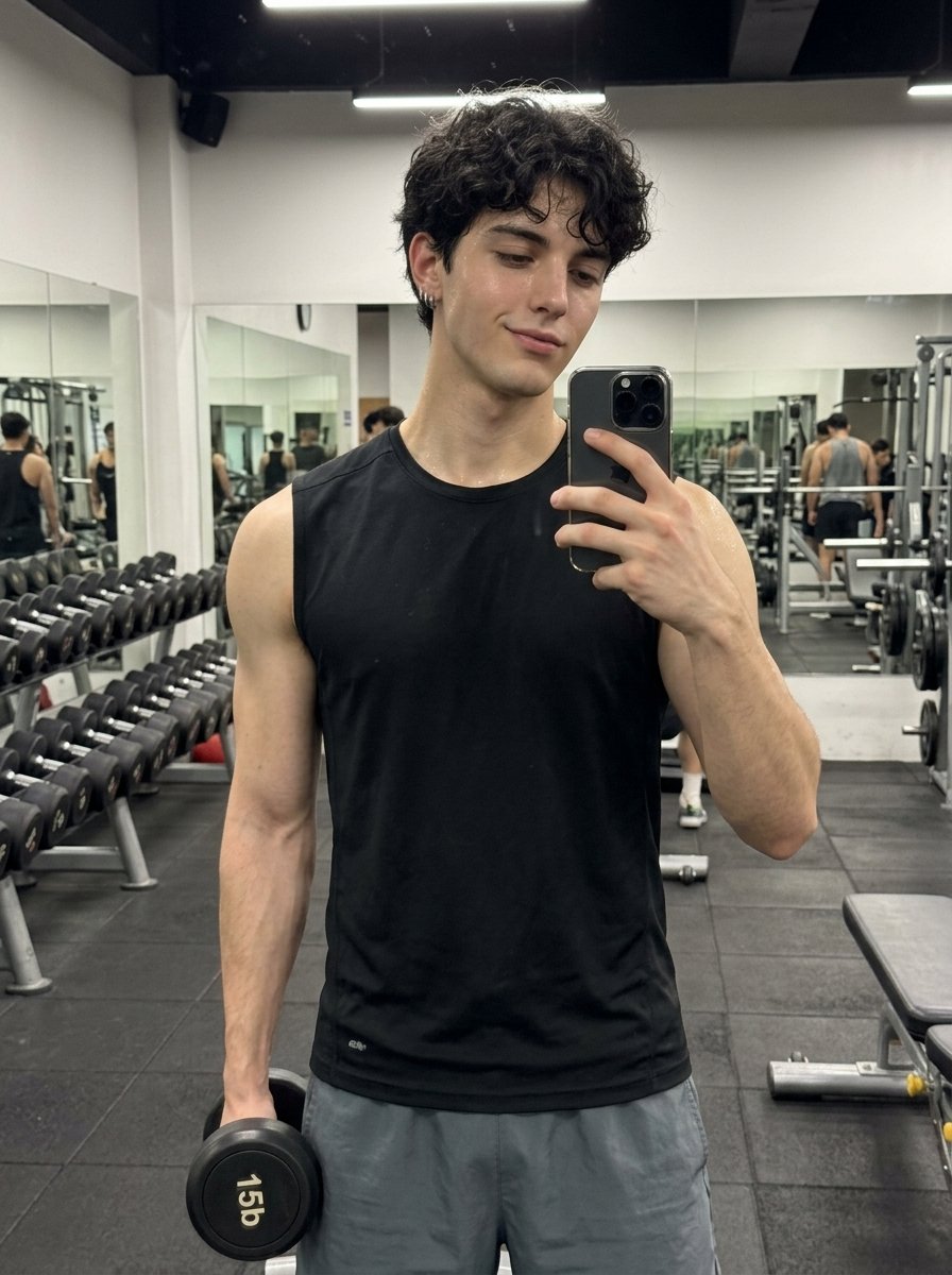 Gym Mirror Selfie