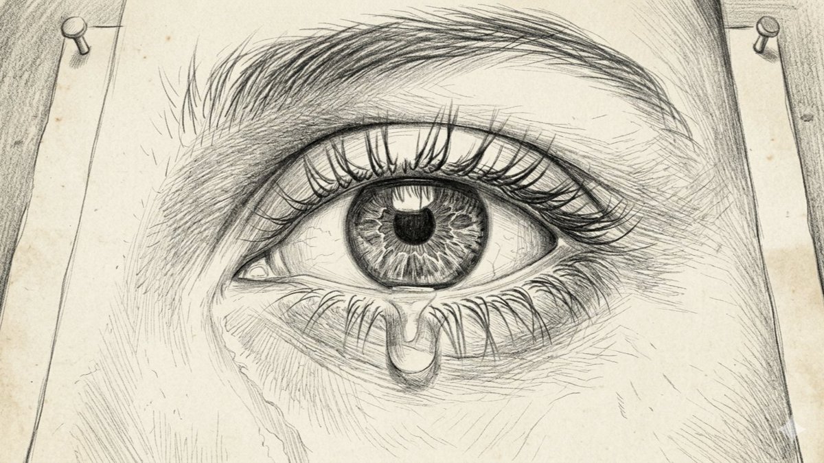 Expressive Eye Pencil Sketch Art