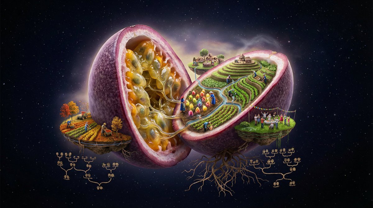 Agricultural Civilization Inside Fruit