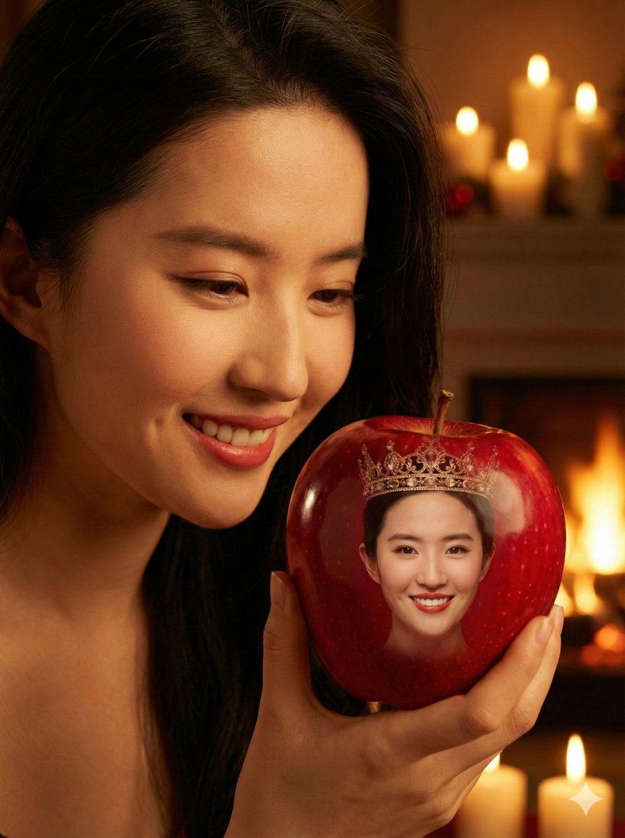 Magic Apple Reflects Queen