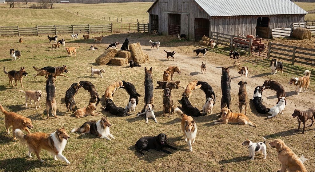 Hidden Word in Dog Farm