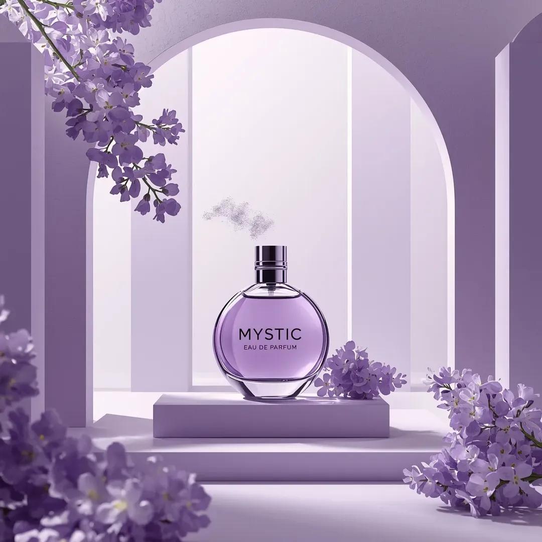 Lavender Perfume Luxury Editorial