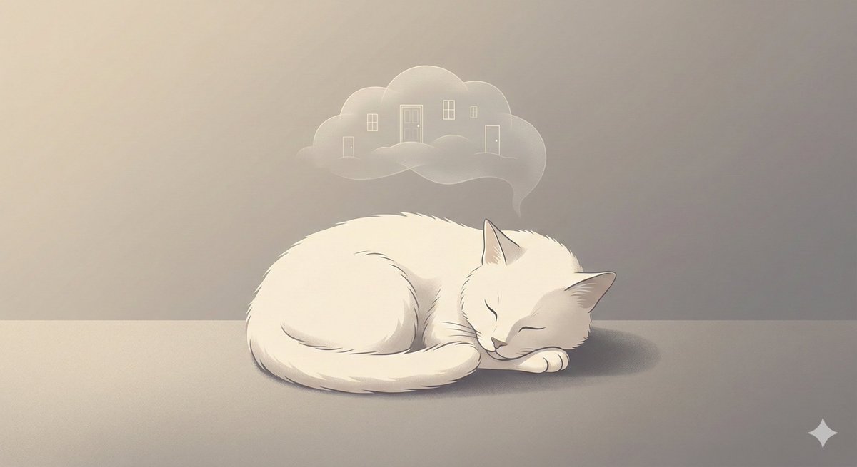 Poetic Contemplative Woman Illustration