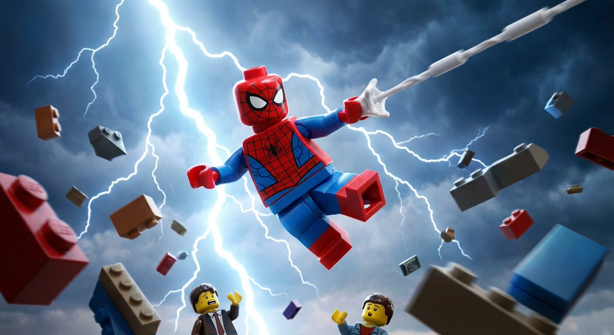 Epic LEGO Spider-Man Heroic Moment