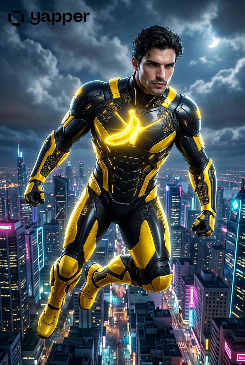 Futuristic Superhero Nano Banana