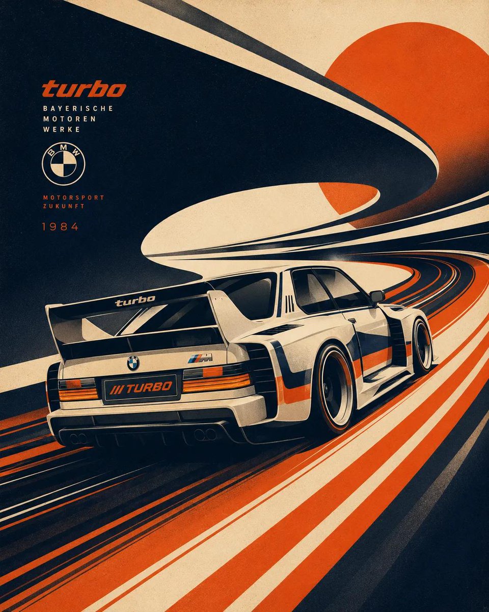 Futuristic Retro Motorsport Serigraph Art