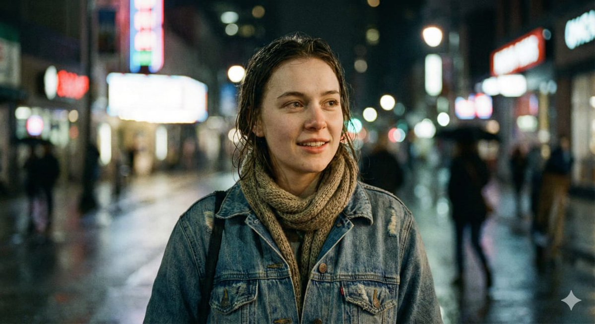 Ultra Realistic Cinematic Street Portrait