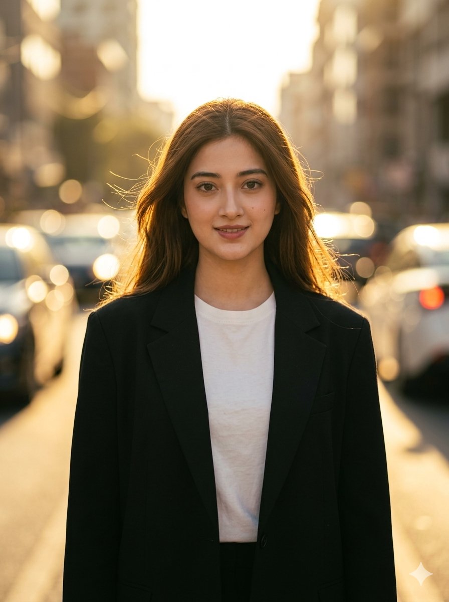 Cinematic Golden Hour Portrait