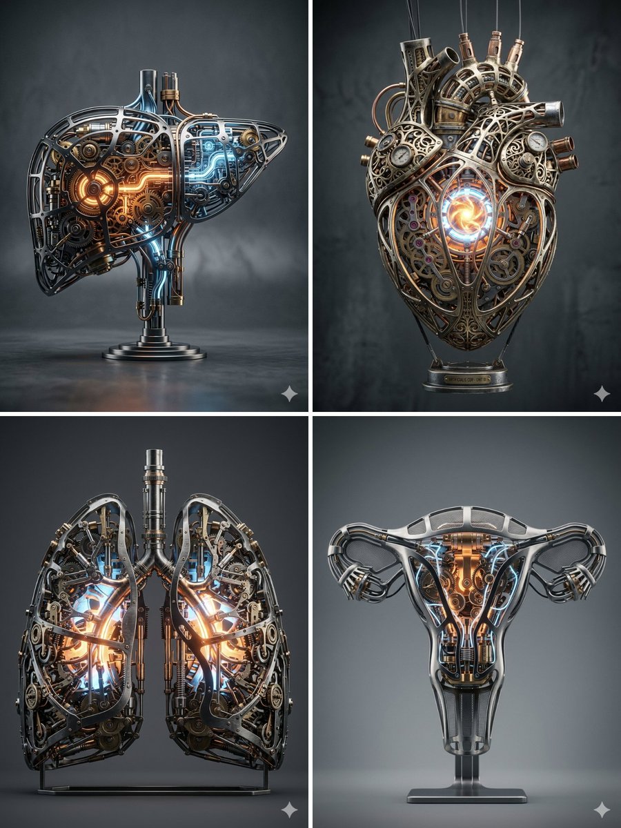 Glowing Mechanical Core Cinematic Render