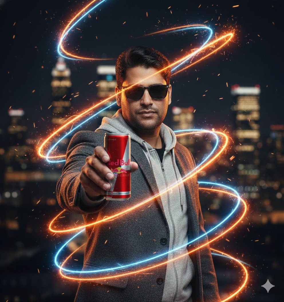 Energy Drink Commercial Shot