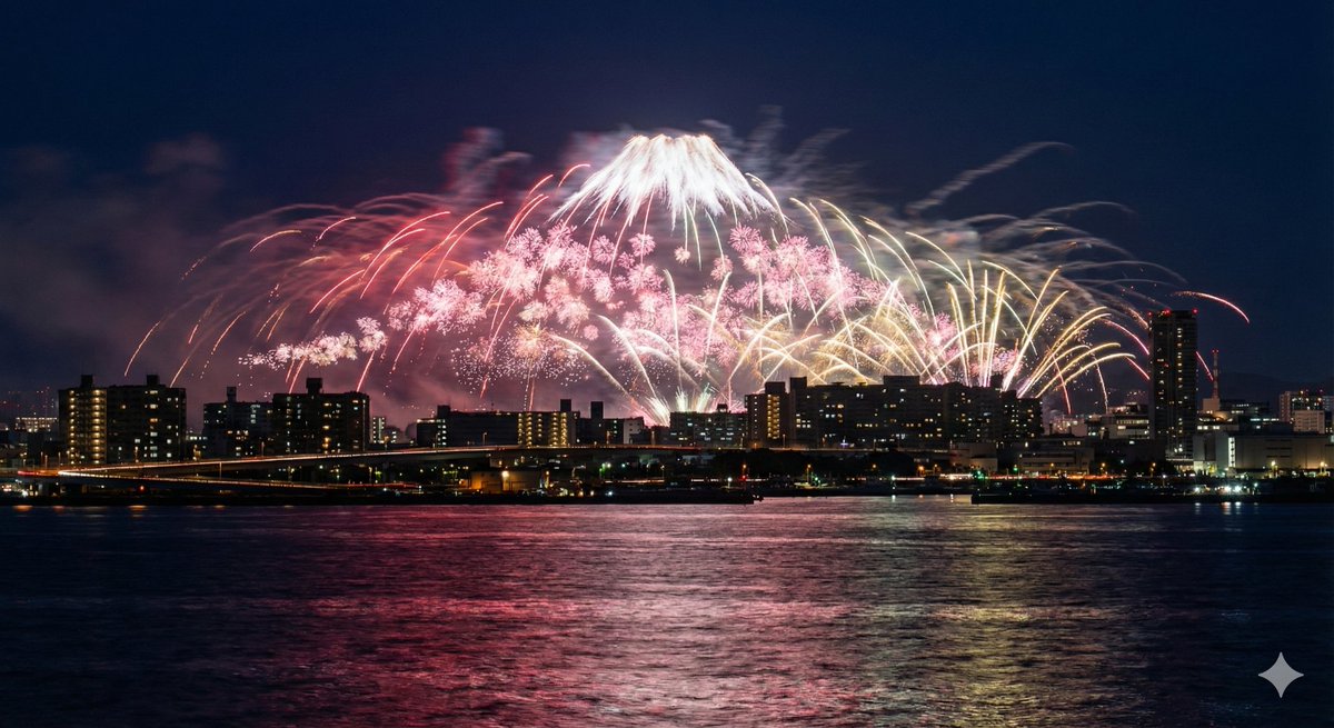 Custom Fireworks Over Waterfront City