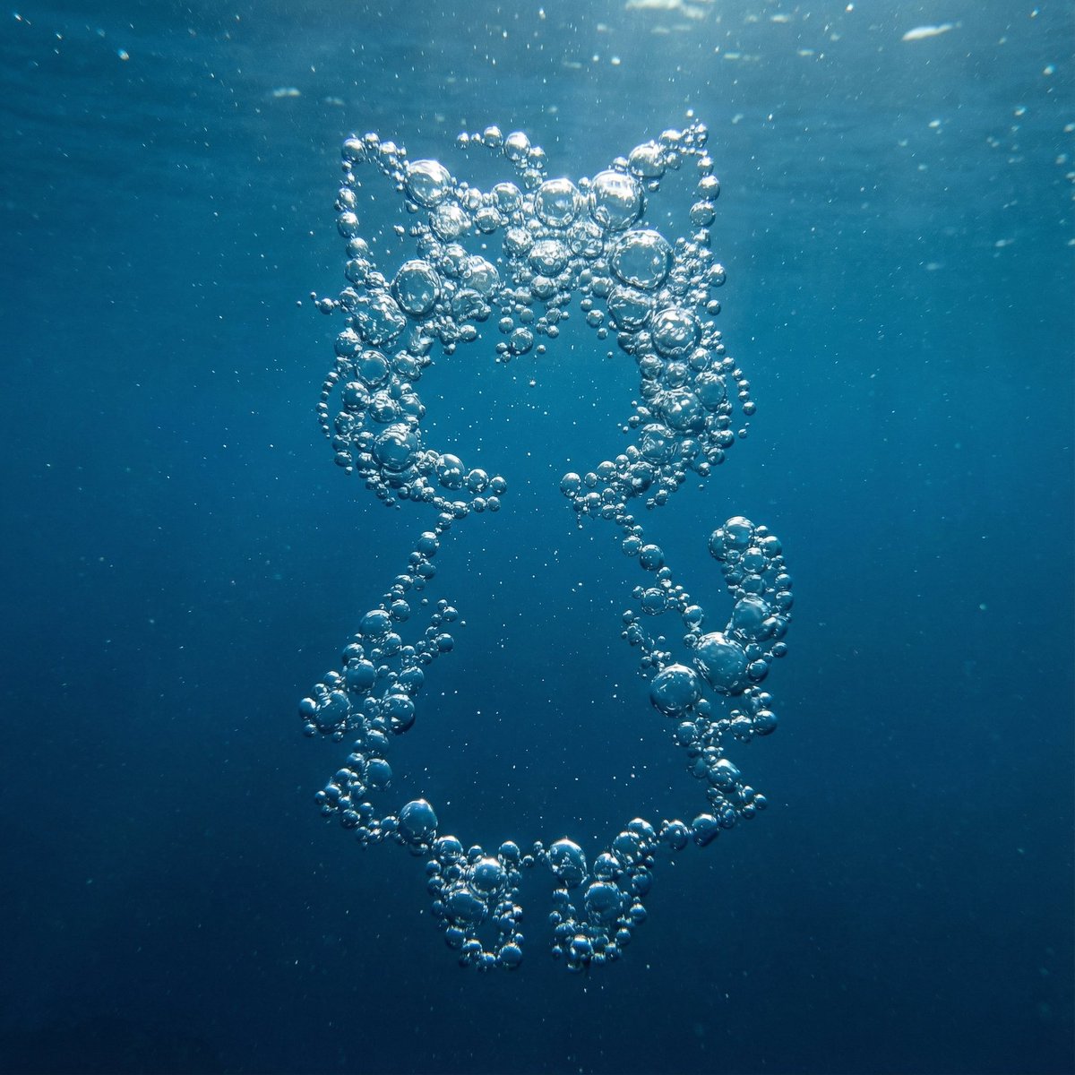Water Bubble Character Silhouette