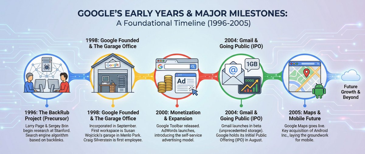 Google Early Years Milestones Infographic