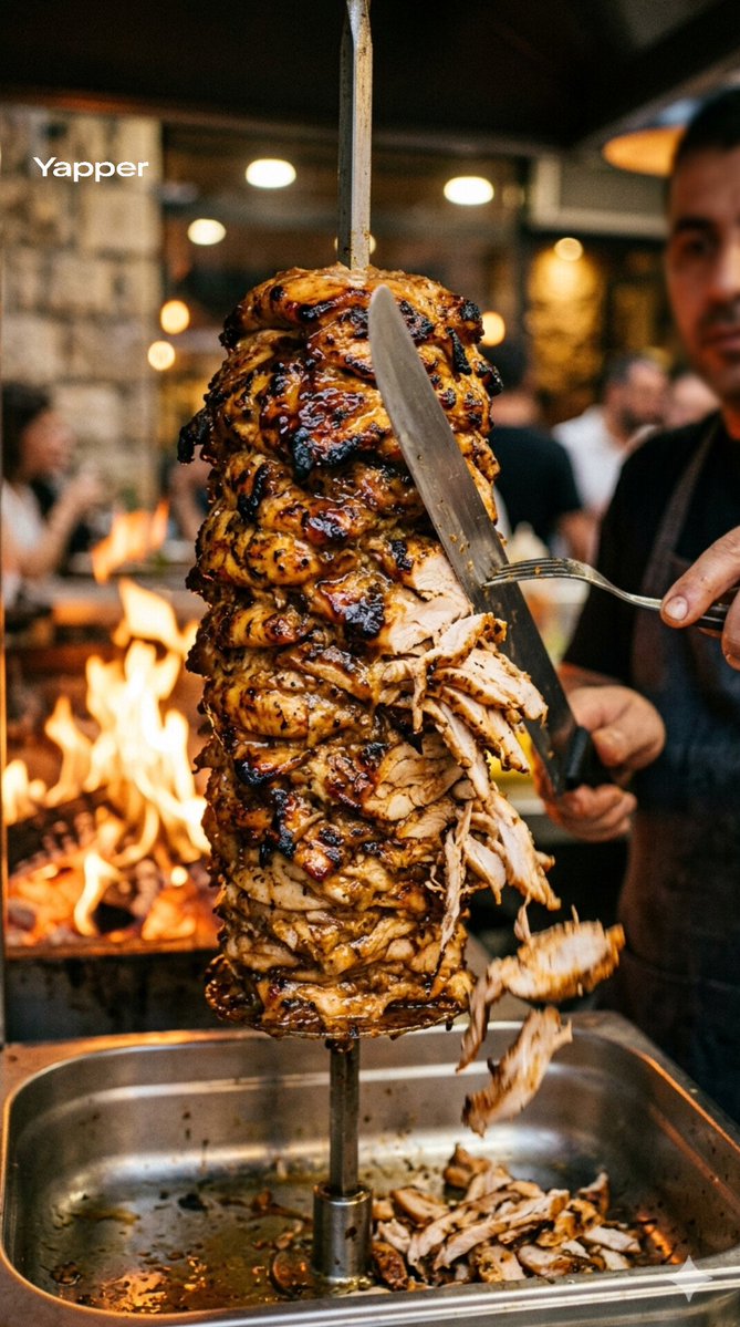 Sizzling Shawarma Fire Dance