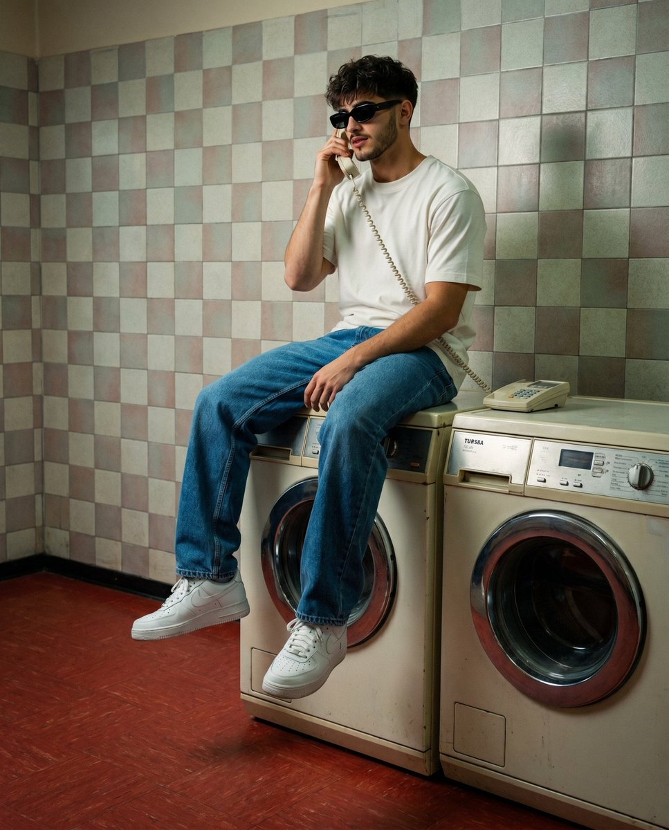 90s Retro Streetwear Fashion Photography