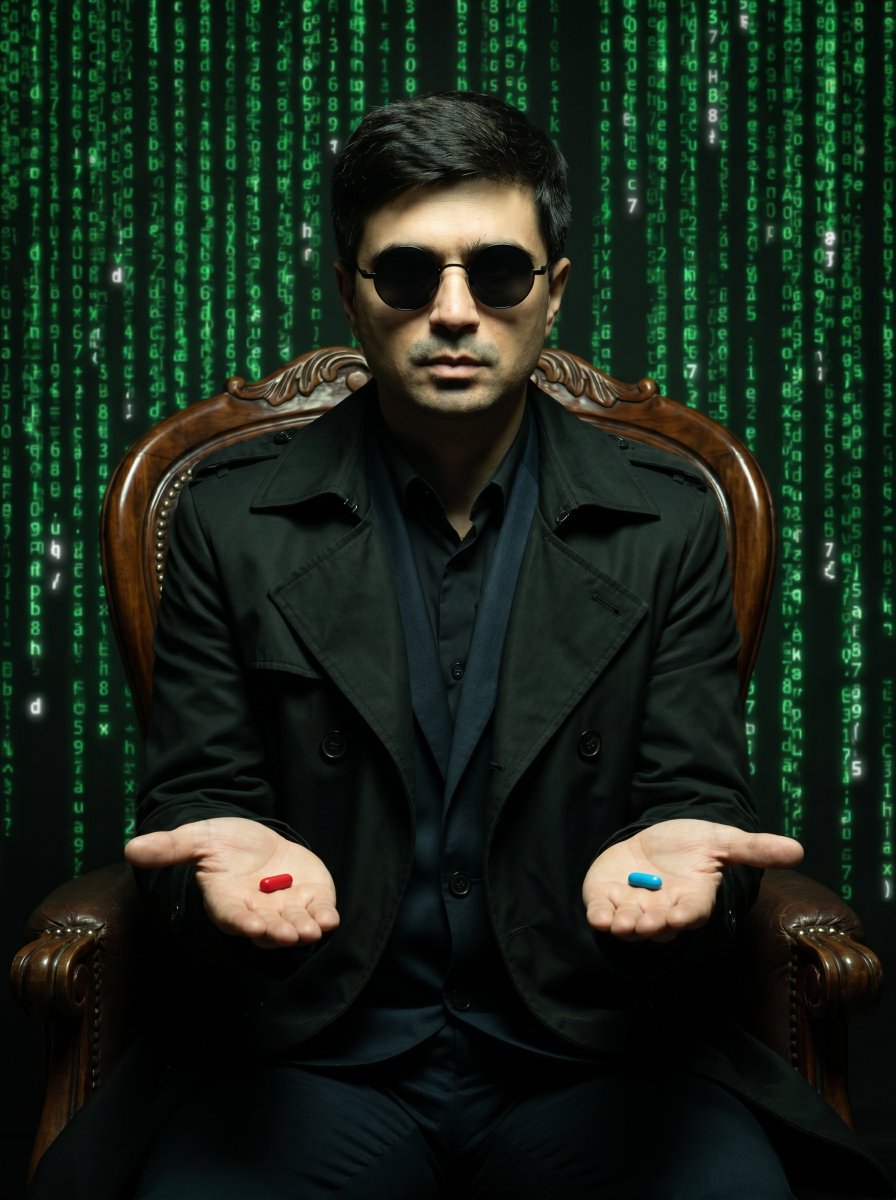 Matrix Pill Choice Scene