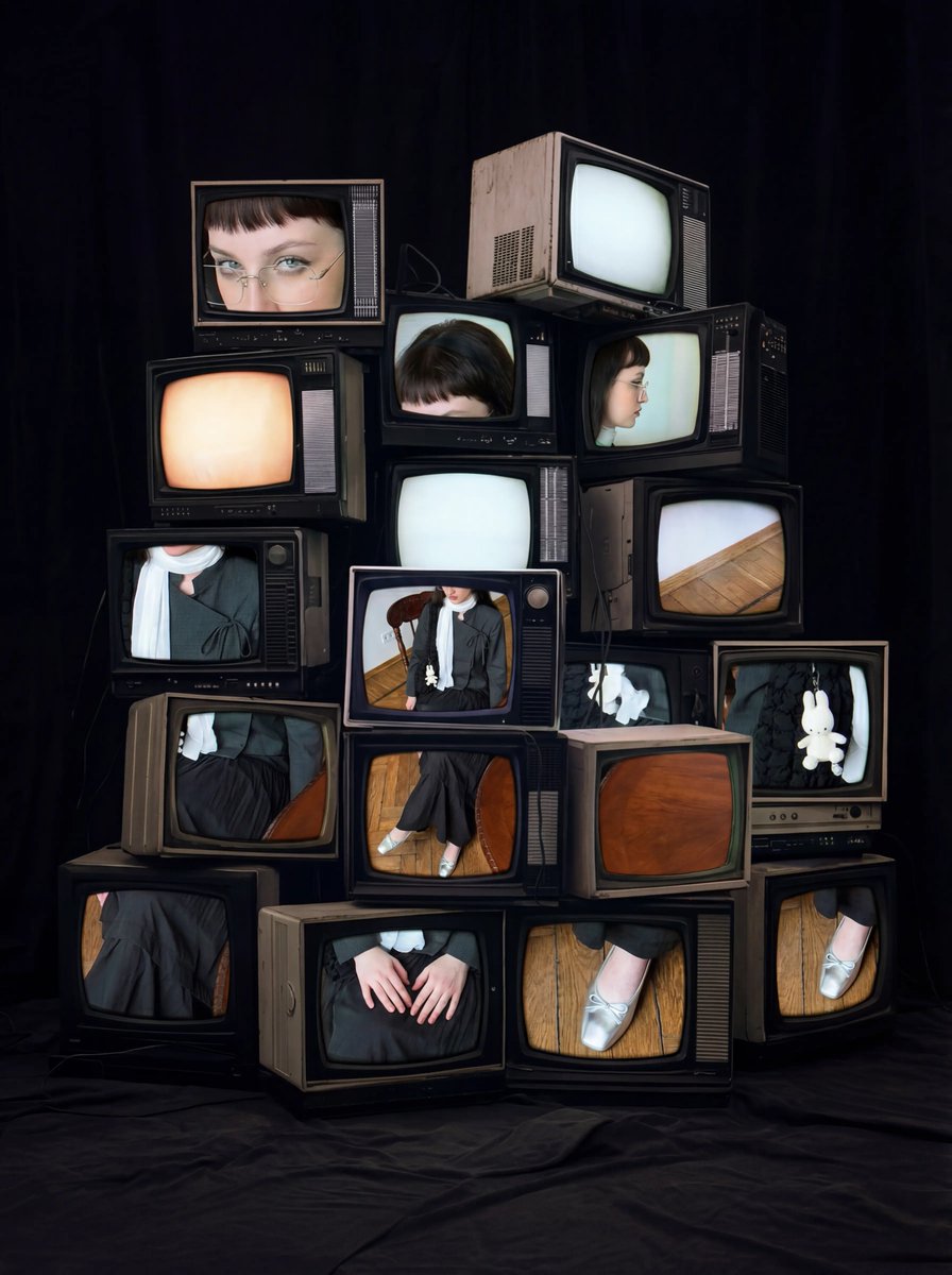 Vintage CRT Girl Details