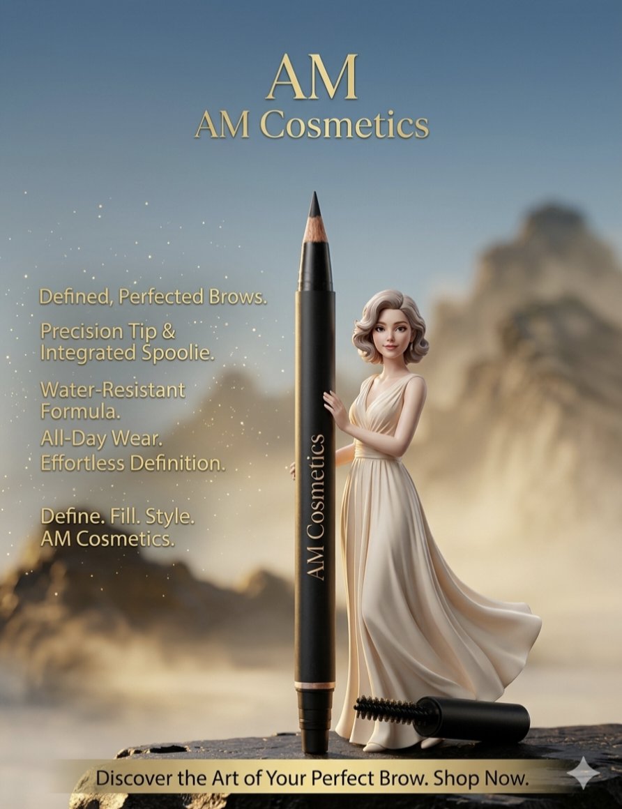 Luxury 3D Cosmetic Advertisement