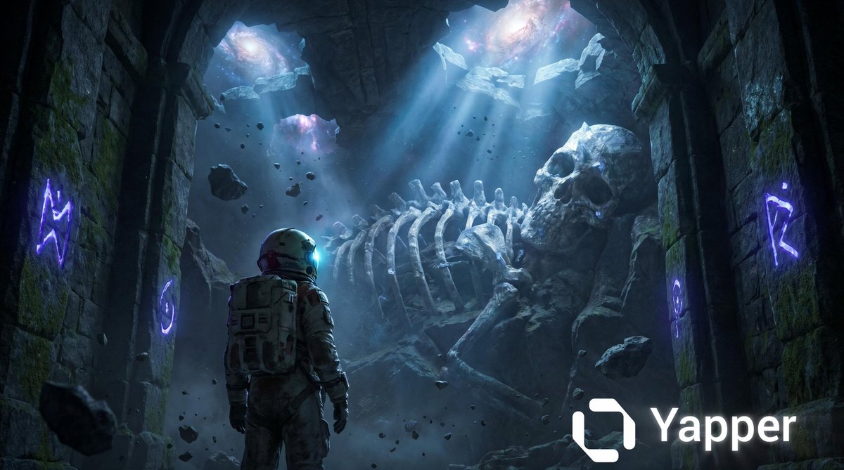 Astronaut Discovers Dead Cosmic God